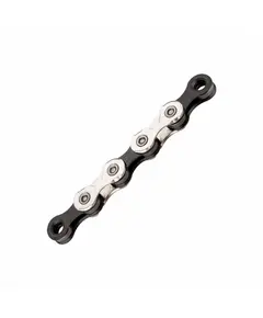Lant Bicicleta KMC X11, 11 Viteze, 1/2X11/128 Inch, 114 Zale, Argintiu-Negru