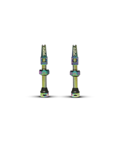 Valva Tubeless bicicleta P2R TV46OS, AL, 46mm, Rainbow (OEM)
