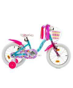 Bicicleta Copii DHS Unicorn - 16 Inch, Albastru
