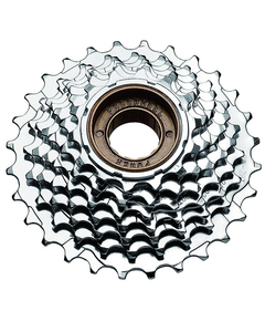 Pinione Bicicleta Filetate Power Friction Fw-7Si - 14-28T, 7 Viteze, Maro