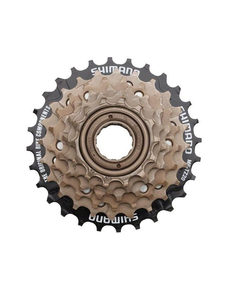 Pinion Bicicleta Filetat Shimano Tourney MF-TZ20, 6 viteze, 14-28T, maro