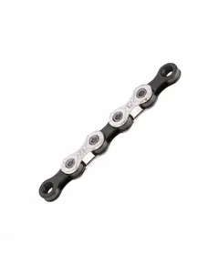Lant Bicicleta KMC X12 - 1/2 x 11/128 Inch, 12 Viteze, Argintiu-Negru