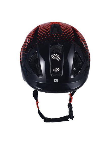 Casca Ciclism Copii P2R MASCOT - 52-56 cm, S, Negru-Rosu