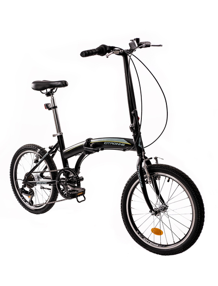 Bicicleta Pliabila Dhs 2095 - 20 Inch, Negru