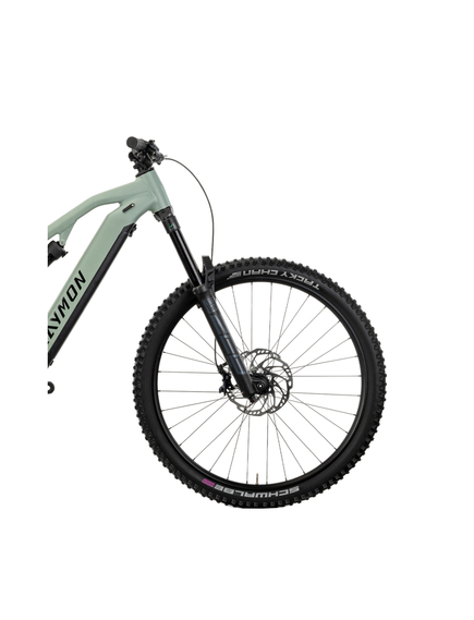 Bicicleta Electrica Raymon Full Suspension Trailray 150 Pro 2025 - 29 Inch, M, Verde - SLX