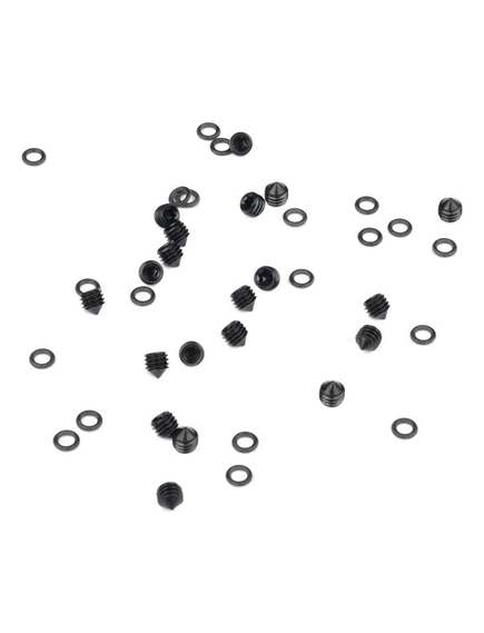 Set Screw/O-Ring Banjo Bolt Bleed - Black