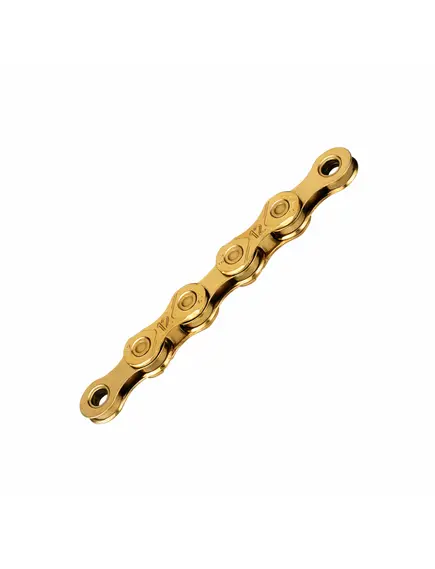 Lant Bicicleta KMC X12 Ti-N, 12 Viteze, 1/2 x 11/128 Inch, Auriu