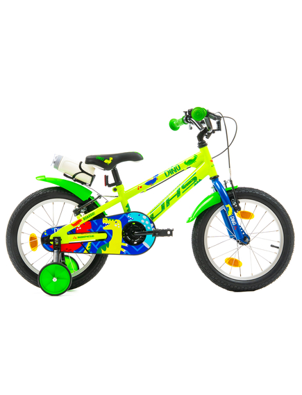 Bicicleta Copii DHS Dino - 16 Inch, Verde