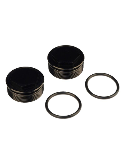 Domain Top Cap Kit - L/R, Black