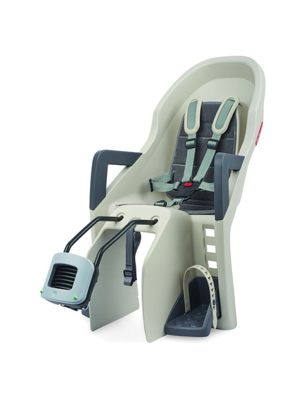 Scaun Bicicleta Copii Polisport Guppy Maxi+ FF - Crem-Gri, Culoare produs: Crem/Gri