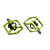Pedale P2R Flatman 70SPD, 3SB - Verde
