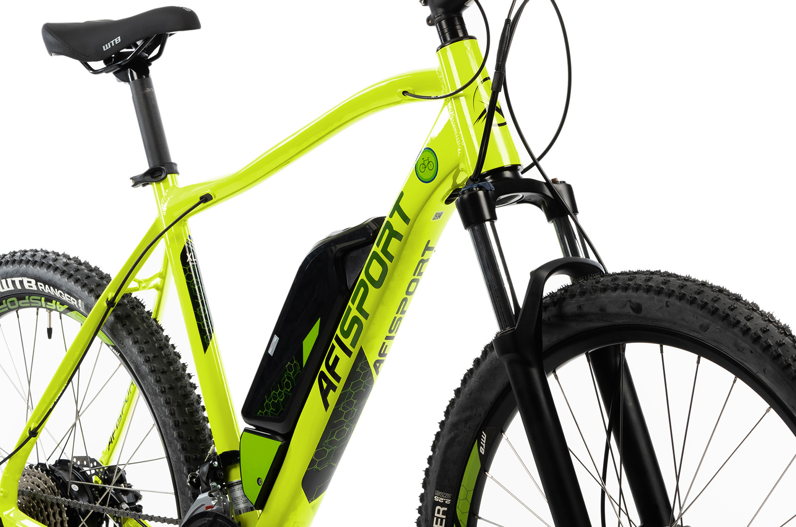 Bicicleta Electrica Afisport M17 - 27.5 Inch, L-XL, Verde