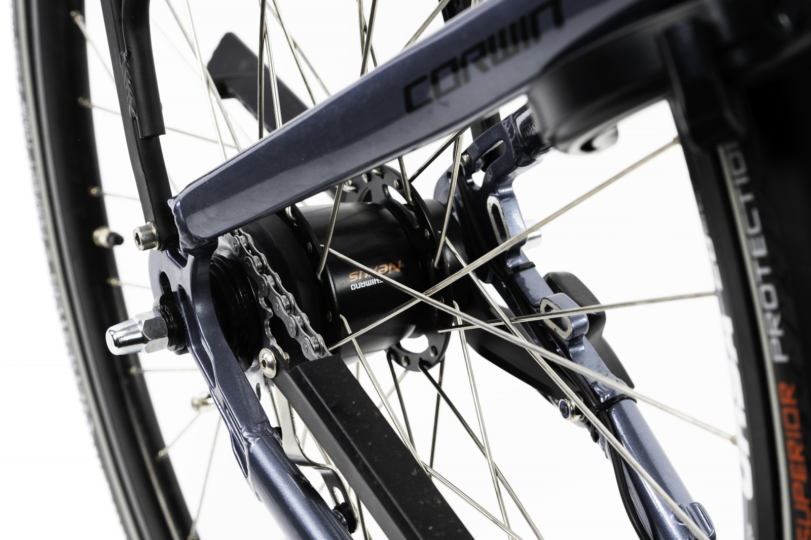 Bicicleta Electrica Corwin 28427 - 28 Inch, 530mm, Gri Lucios