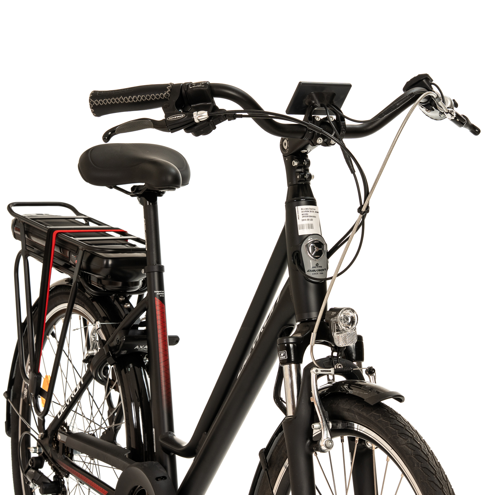 Bicicleta Electrica Devron 26120 - 26 Inch, M, Negru