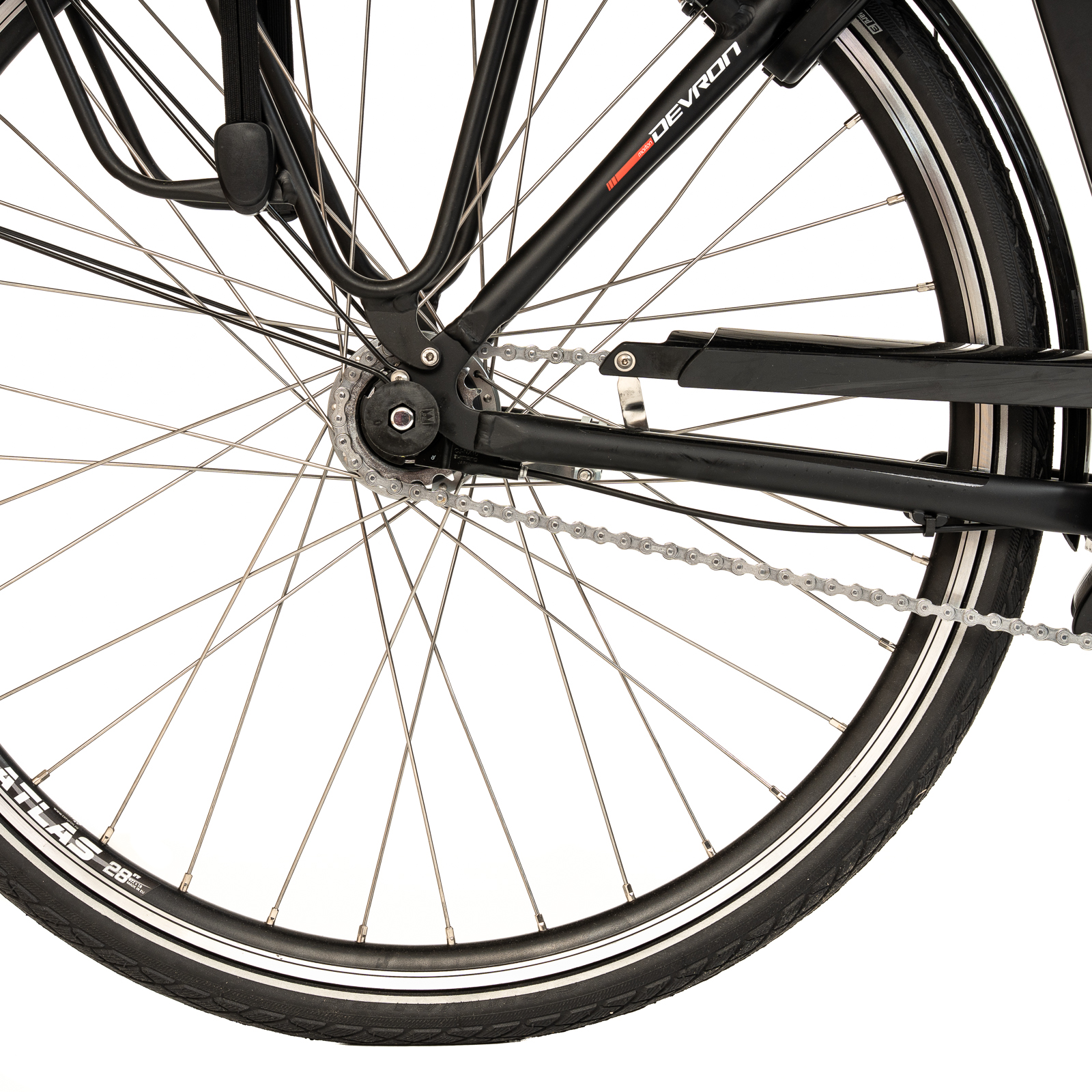 Bicicleta Electrica Devron 26120 - 26 Inch, M, Negru