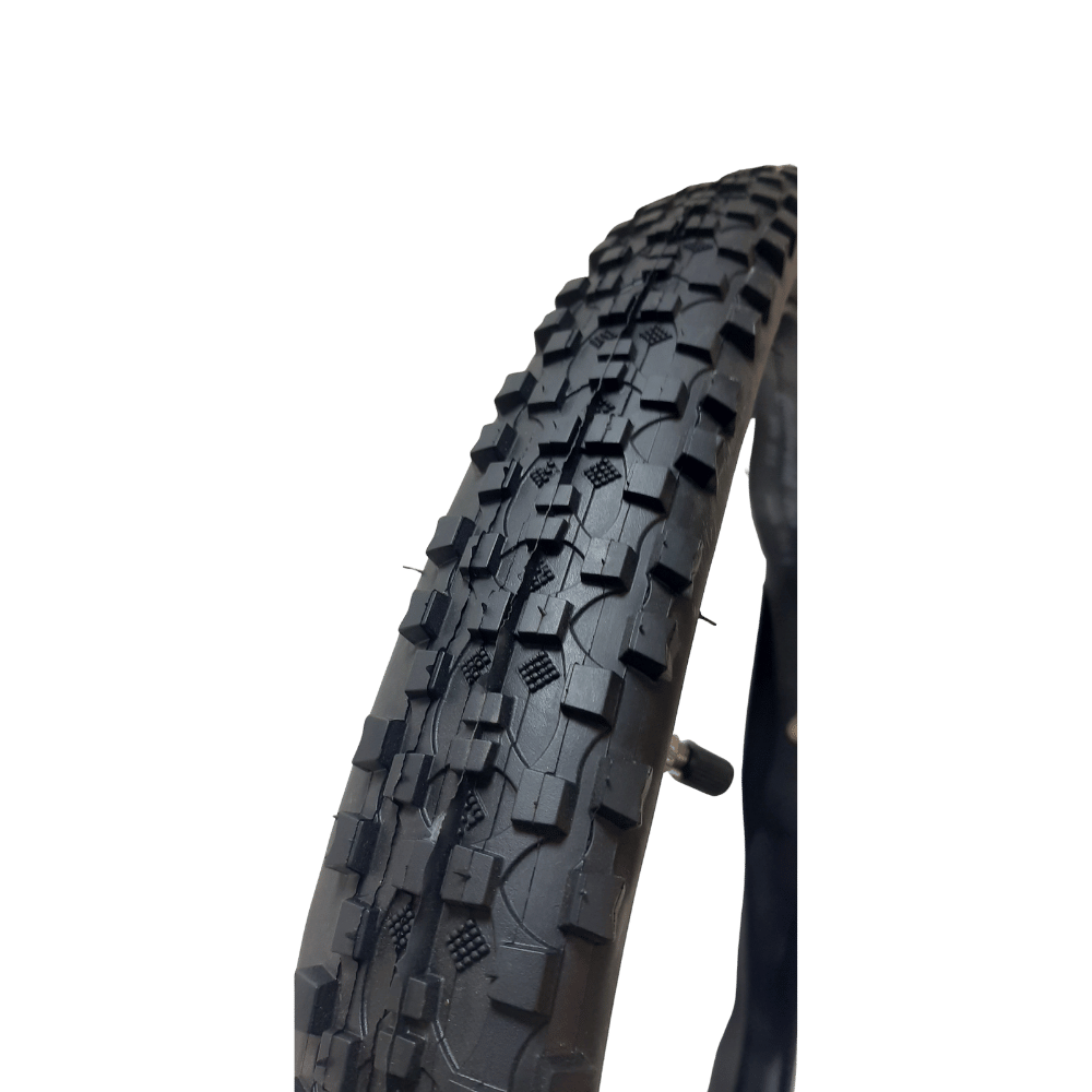 Ciclism - Anvelopa si camera MTB, 27.5, 52-584, valva auto 40 mm, negru