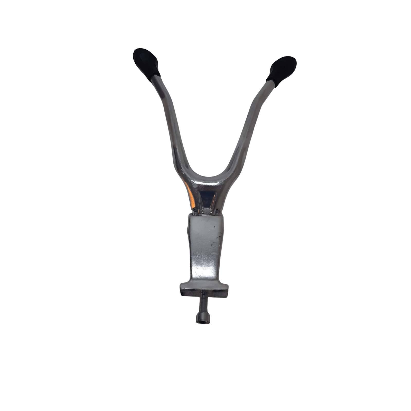 Ciclism - Cric dublu, 26 inch, aluminiu, 320/230 mm, argintiu