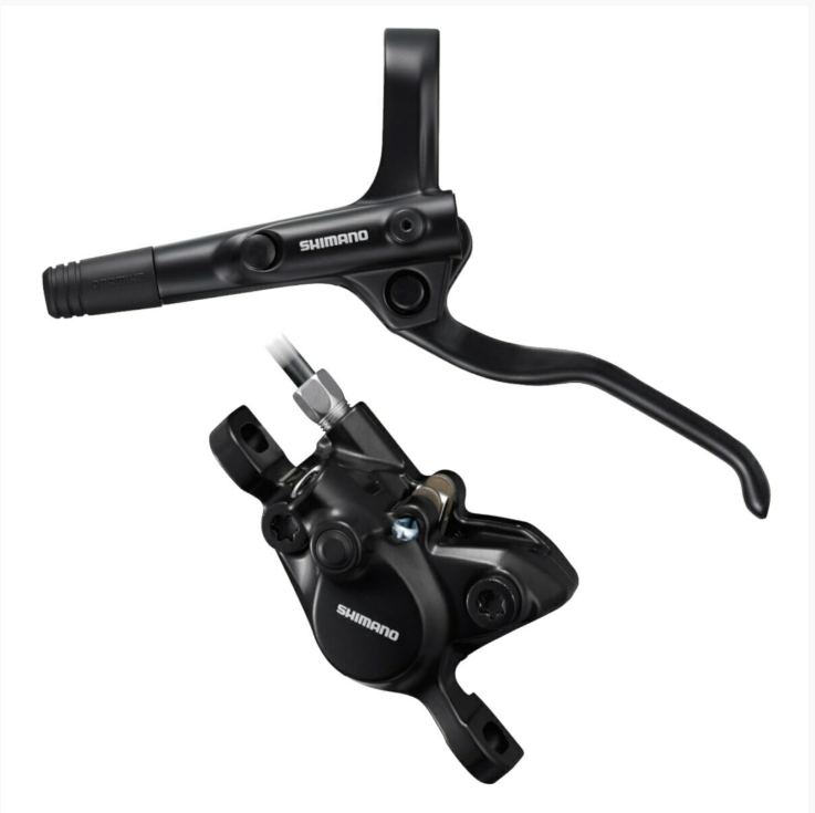 Ciclism - Frana fata pe disc hidraulica Shimano Altus BR MT200, furtun 750 mm, negru, fara adaptor