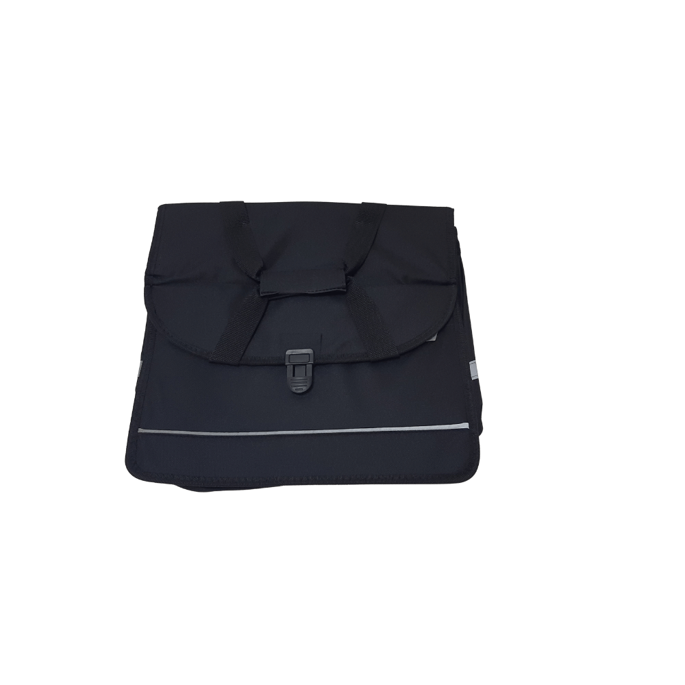 Ciclism - Geanta laterala pentru portbagaj, 16 litri, negru