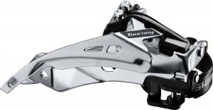 Ciclism - Schimbator fata 7/8 viteze Shimano TY AFDTY710TSL6, 48T, Top Swing, Dual Pull, 34,9 mm, 66–69°