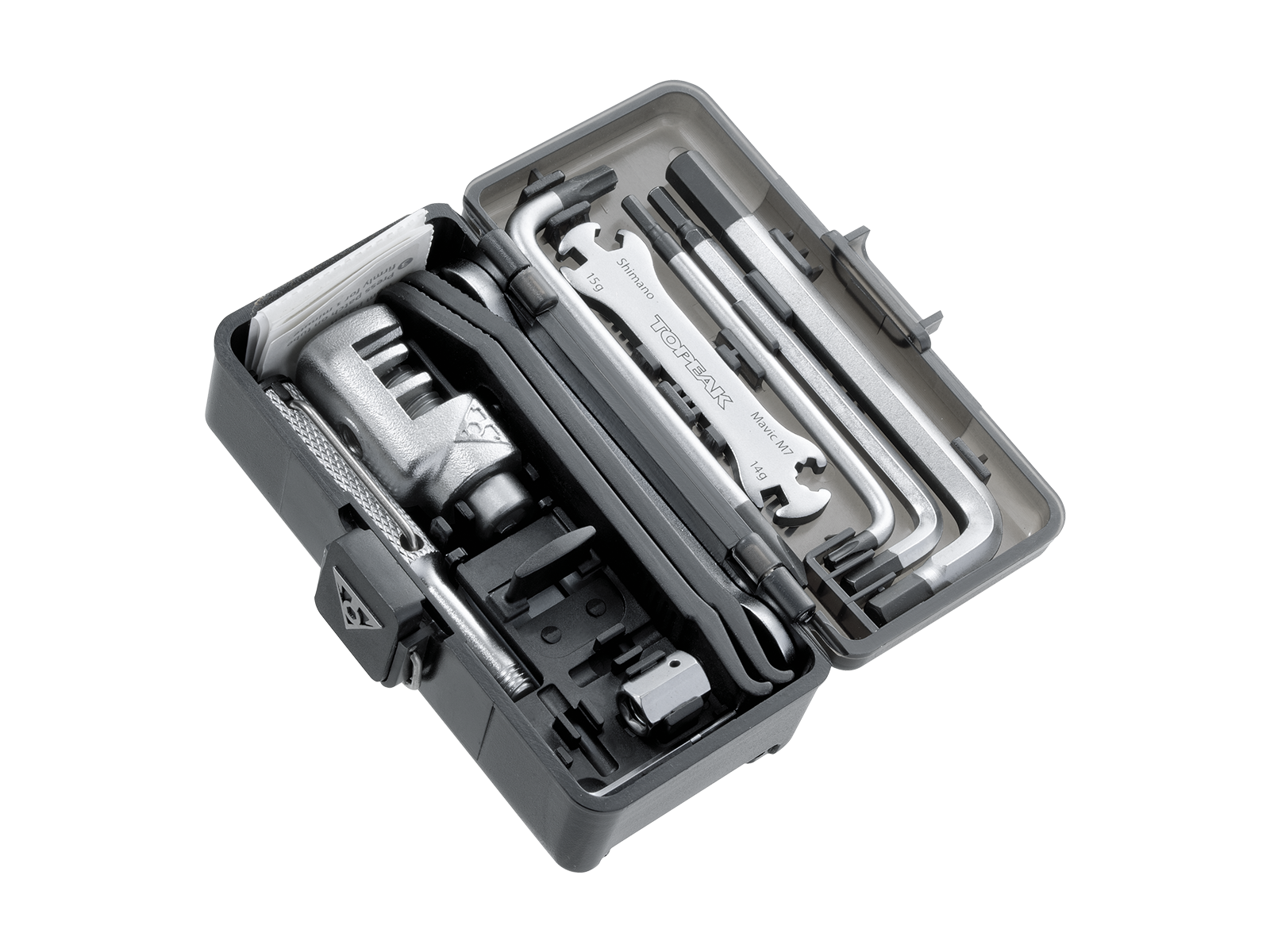 Set Scule Bicicleta Topeak Survival Gearbox Tt2543-07, Argintiu