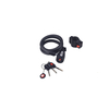 Antifurt Bicicleta P2R SPIRO - 12 x 1000 mm, Negru