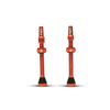 Valva Tubeless bicicleta P2R FR-11C, AL, 60mm, Portocaliu (OEM)