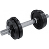 Gantera - 9 Kg, Set 4 Discuri, Negru-Argintiu