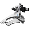 Schimbator fata 3x7/8 viteze Shimano Altus AFDM313L6, 42/48T, Down-Swing, Dual-Pull, argintiu
