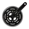 Angrenaj Suntour CW16-XCT-T418PBSG, 48/36/26T, brate 175 mm, cu aparatoare lant, negru