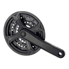Angrenaj TC CN02, 22/32/42T, brate 175 mm, cu aparatoare lant, negru
