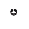 Colier sa aluminiu, 31,8 mm, negru, cu imbus
