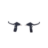 Manete frana HJ 340PDV, 3 degete, stanga/dreapta, negru