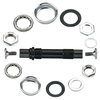 Butuc Pedalier BMX Neco B899Bw, Negru-Argintiu