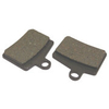 Placute Frana Disc Bicicleta Fibrax Ash923, Semi-Organice - Maro
