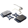 Placute Frana Disc Bicicleta Fibrax Ash947, Semi-Organice - Maro