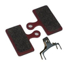 Placute Frana Disc Bicicleta Fibrax Ash995, Semi-Organice - Maro