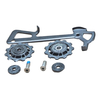 2010 X9 Rear Derailleur Cage Kit Long - Silver