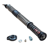 Coil spring dual position coil/shaft/top cap/adjuster knob assy, 140mm