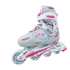 Role Dama, Reglabile Ikki Girl, L 39-42, Alb-Roz, Culoare produs: Alb/Roz, Marime produs: 39-42