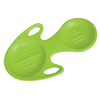 Sanie Copii Glider Plastic Dubla - Verde, Culoare produs: Verde