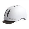 Casca Ciclism Urbana Polisport Commuter - 58-61 cm, L, Alb-Gri, Culoare produs: Alb/Gri, Marime produs: L