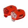 Set Lumini Bicicleta P2R Freyo - Rosu, Culoare produs: Rosu