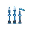Valva Tubeless bicicleta P2R FR-11C, AL, 46mm, Albastru, Culoare produs: Albastru