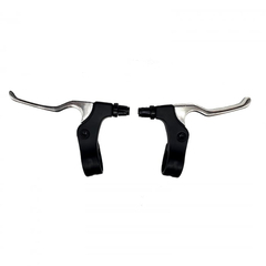 Set Manete Frana Winzip WL-217D stanga-dreapta, Negru-Argintiu