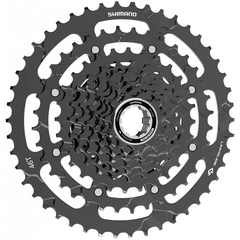 Pinion Bicicleta Shimano Cues, CS-LG400-9, 9 viteze, 11-46T, Negru