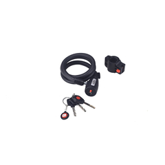 Antifurt Bicicleta P2R SPIRO - 12 x 1500 mm, Negru