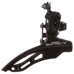 Schimbator fata 3 foi Shimano FD TZ500 DS6, Down Swing, Down Pull, colier 31,8 mm, 42T