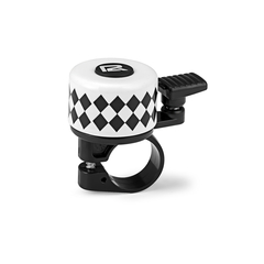 Sonerie Bicicleta P2R Ringo - Diamant, Alb-Negru
