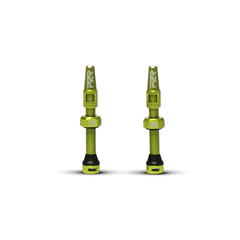 Valva Tubeless bicicleta P2R TV46GR, AL, 46mm, Verde Lime (OEM)